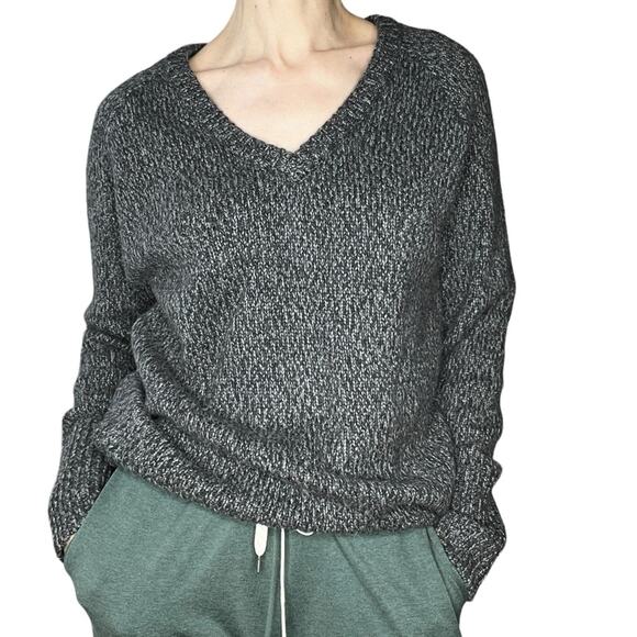 T Alexander Wang gray v neck sweater small wool alpaca small - Picture 1 of 5